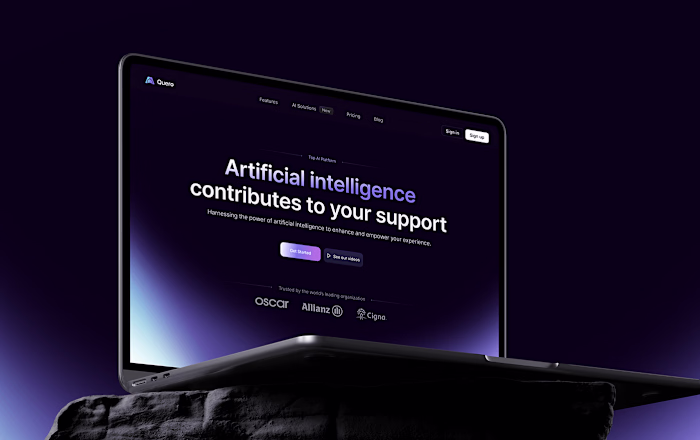 QUERO - AI Based SAAS Website design