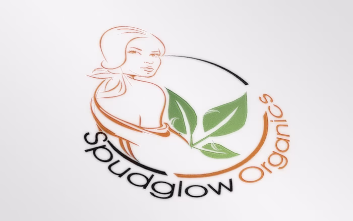 ROOTED IN BEAUTY: UNVEILING THE RADIANT SPUDGLOW ORGANICS LOGO