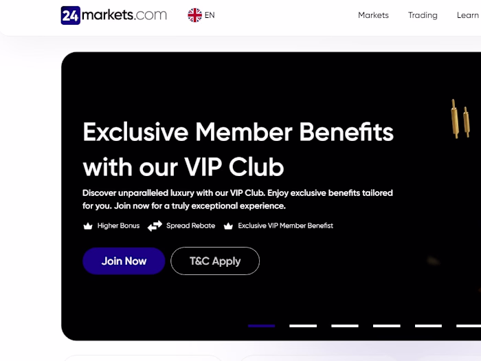 Forex trading: User-friendly platform | 24markets.com