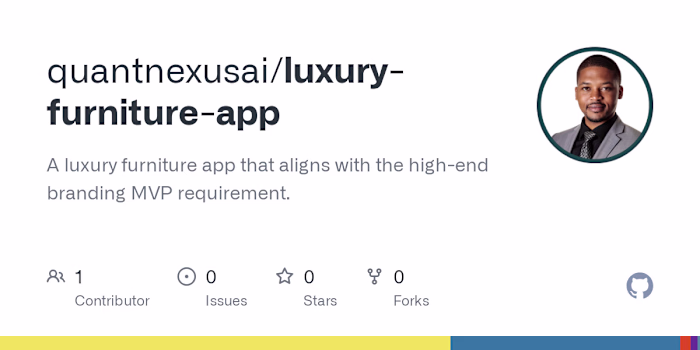 Luxury Furniture 3D Visualization App