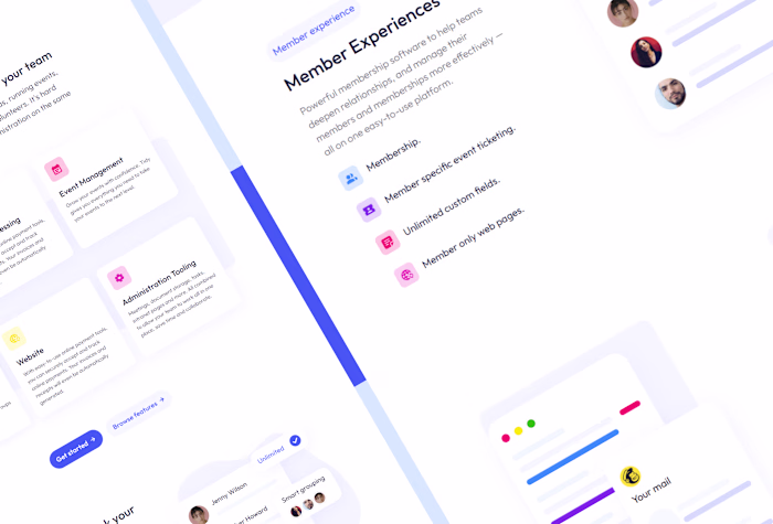 Design of SaaS Website on Framer