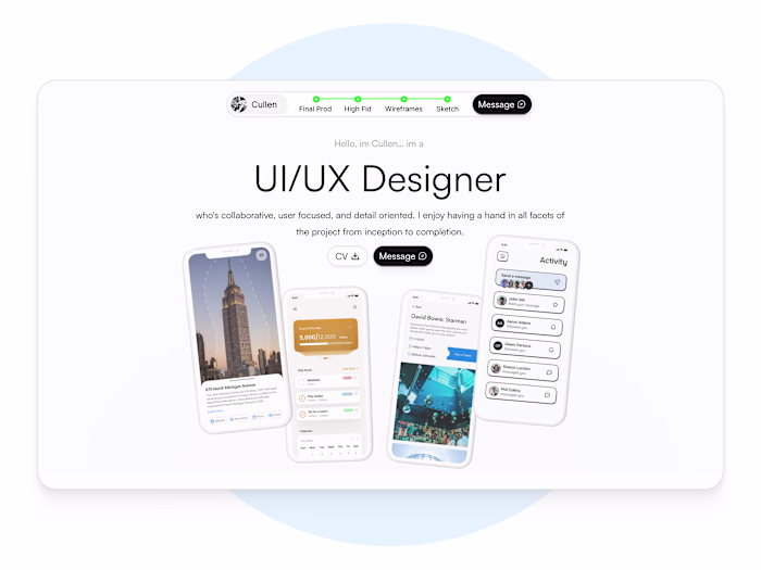 Personal Portfolio (Framer Website)