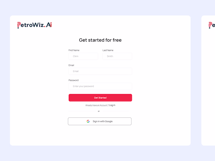 Login & Signup UI Concept