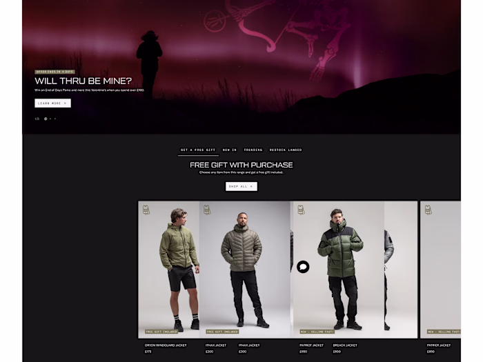 ThruDark – Premium Performance Wear Website
