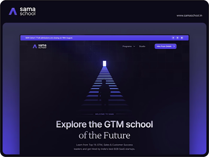 ✧ SAMA School (Design + Development)