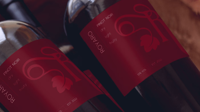 Royaro Wine 🍷 Brand Ideation + Design 