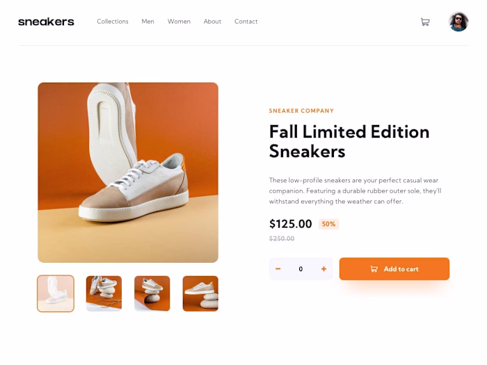 Ecommerce Product Page
