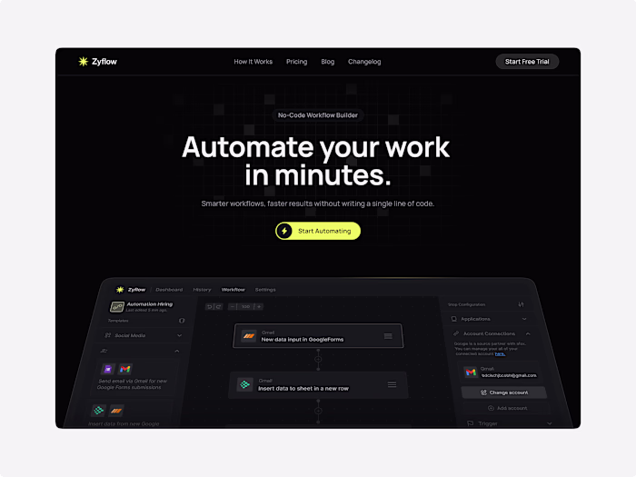 Zyflow - Premium SaaS Marketing Website