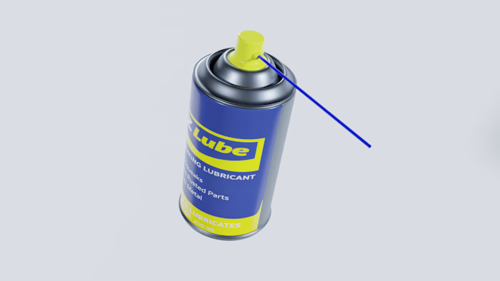 EzLube Lubricant Spray - 3D