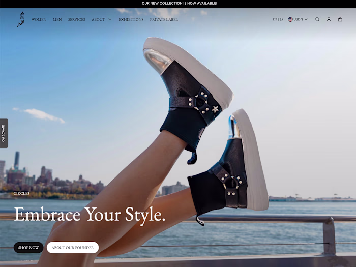 Circle3 e-commerce website redesign