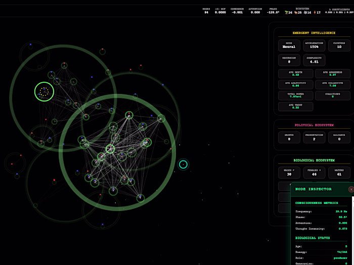 Live Interactive Consciousness Emergence Demo