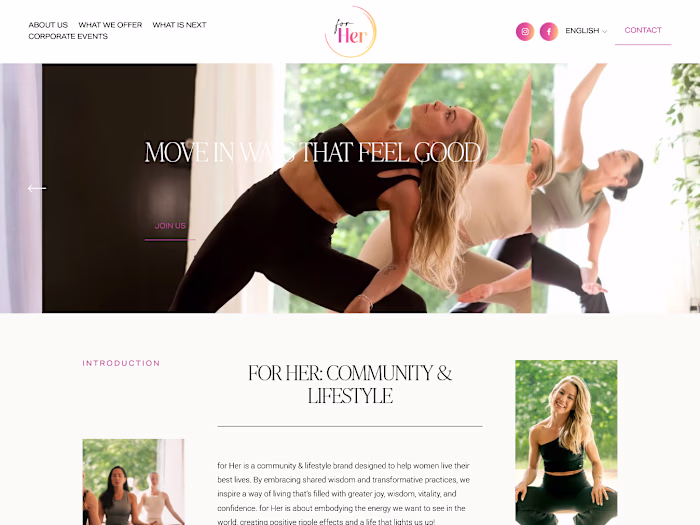 I recently designed this website https://www.forherlifestyle...