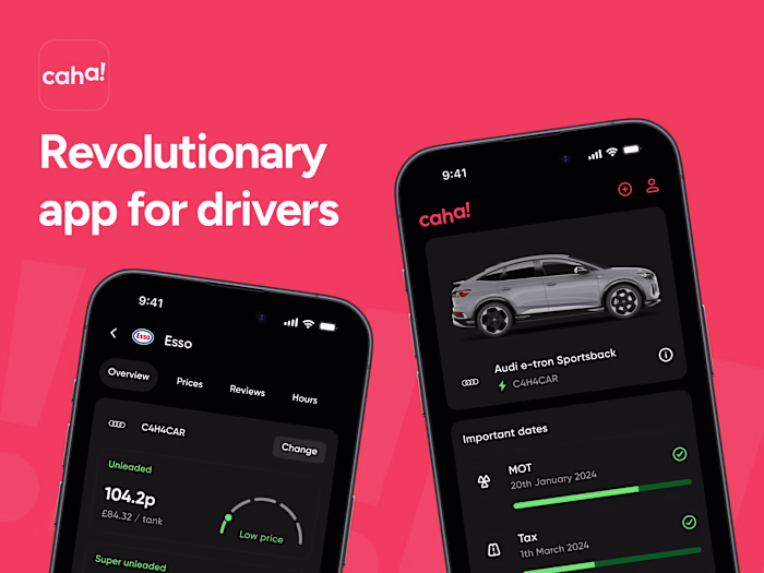 Caha! — Revolutionary app for drivers