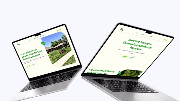 Tice Lawn Care | Logo + Web Design