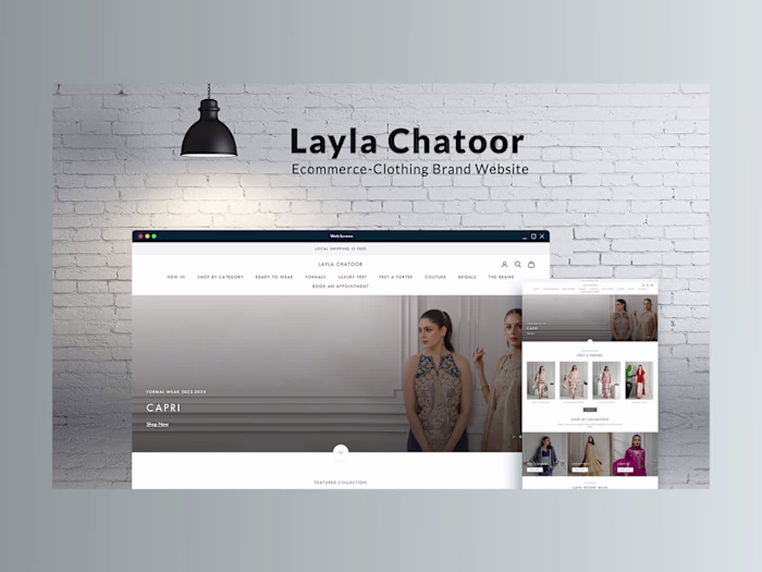 Layla Chatoor - Ecommerce Website Design & Development.