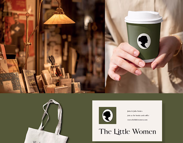 The Little Women Bookstore | Behance