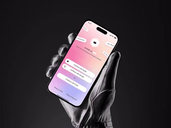 UI/UX Design for Wise Ai Chatbot Platform