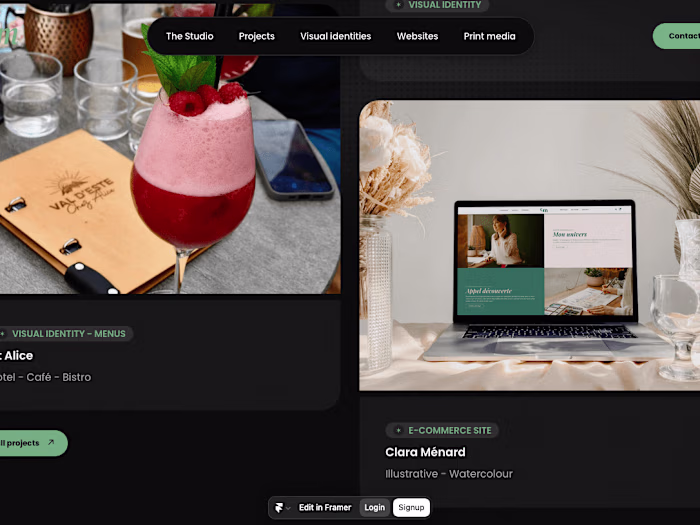 Framer Update for Alice montagne