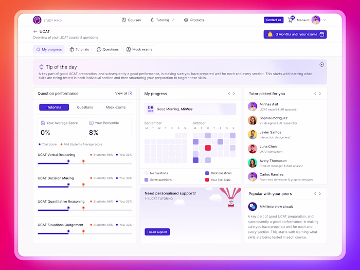 EdTech SaaS Product Design
