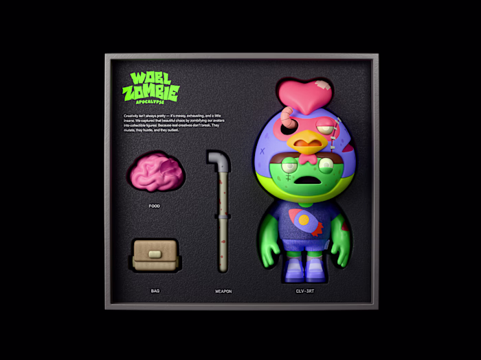 WOBL IP Zombie Apocalypse (Blind Box Design)