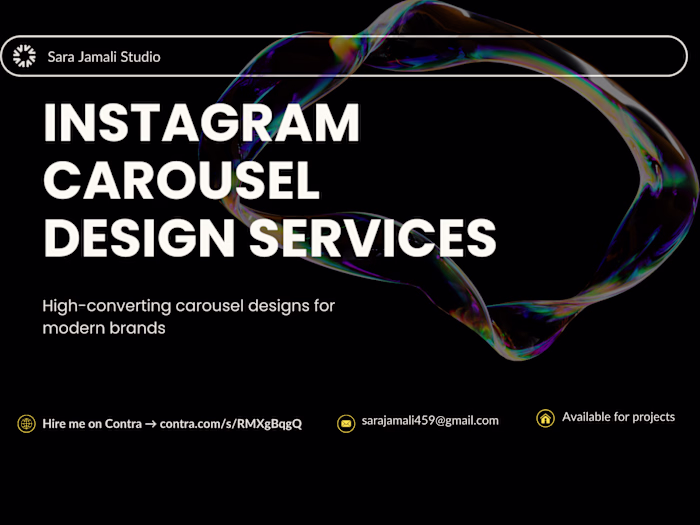 Startup Pitch Deck & Instagram Carousel Design in Canva