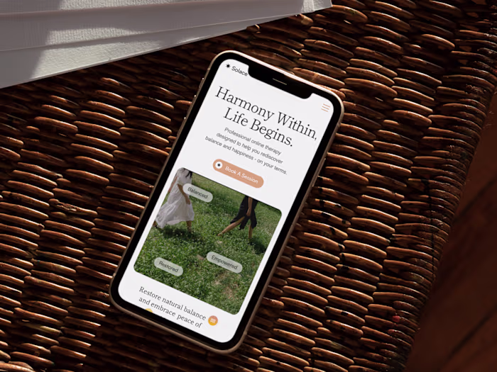 Solace Therapy - Framer