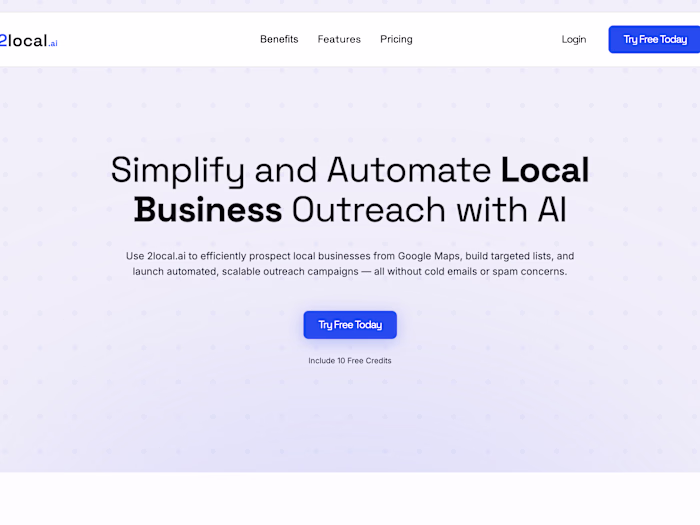Simplify and Automate Local Business Outreach with AI