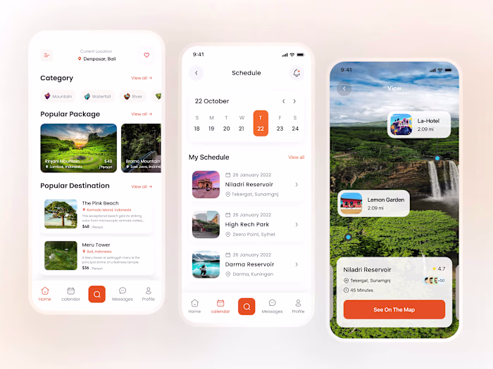 Travel Mobile app