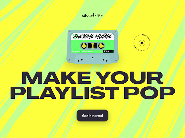 Cassettine - Make your Playlist Pop
