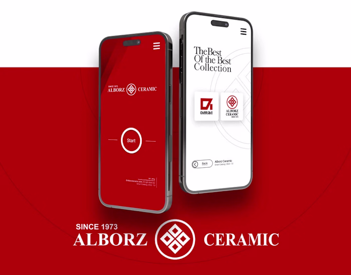 Alborz Ceramic - Smart Catalog Design