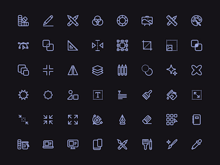 Graphic Design and Development icon pack