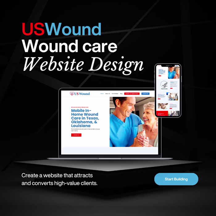 Uswound care website design