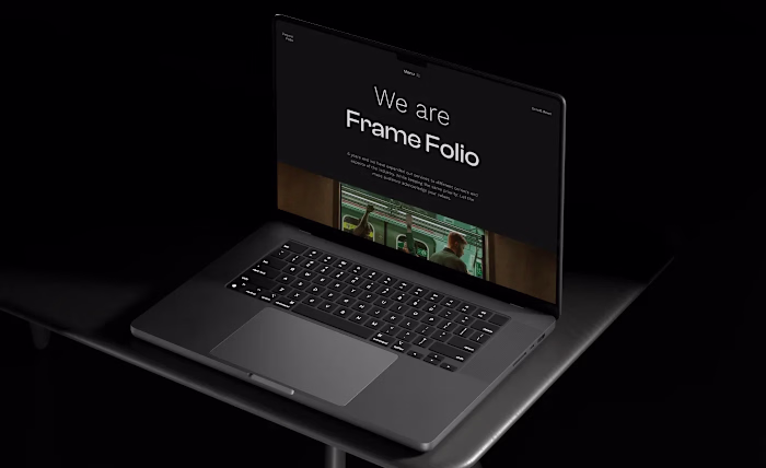 Frame Folio - Webflow template