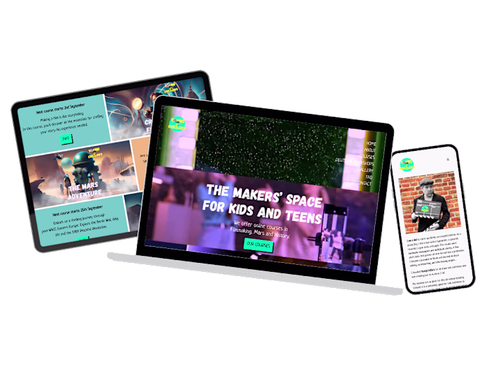 Young Cre8ors, web design & development (WordPress)