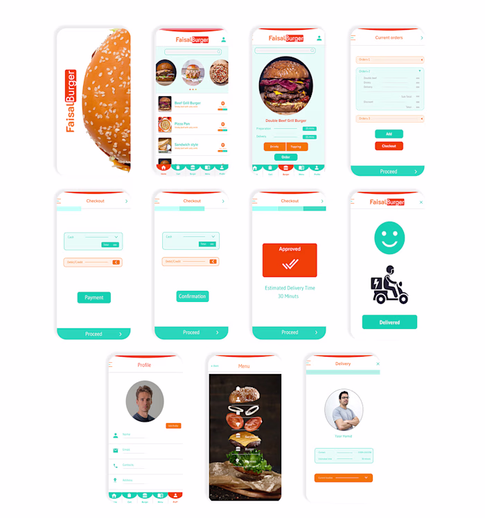 Dedicated Food App (UX Lead, UX-design) on Behance
