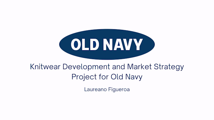 Knitwear Development & Market Strategy for Old Navy