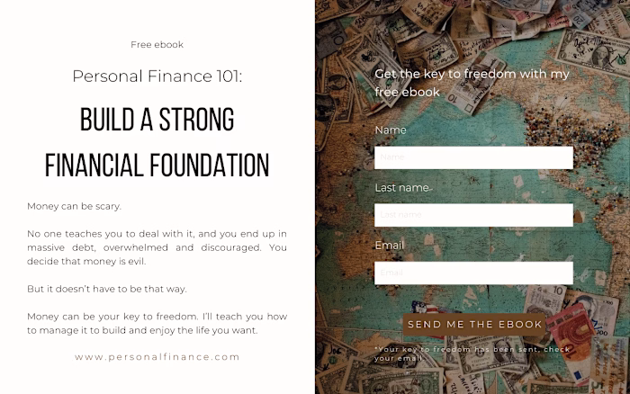 Build a Strong Financial Foundation | Landing Page Copy