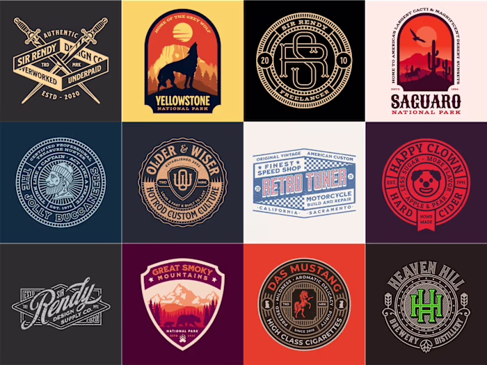 Vintage Logo & Badge Design