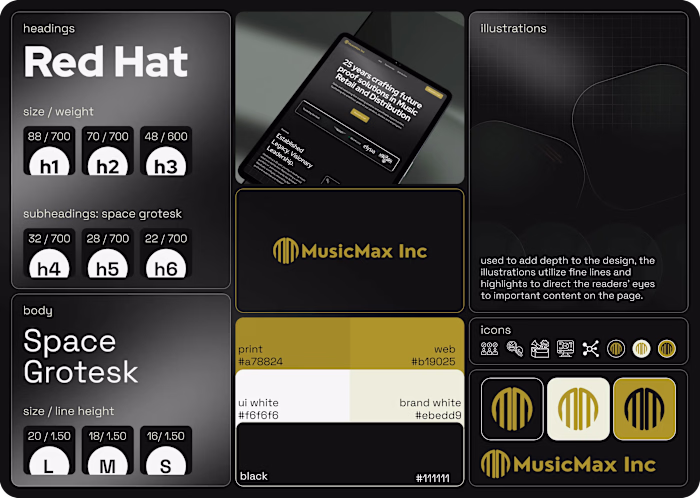Orchestration for Legacy brand: Music Max