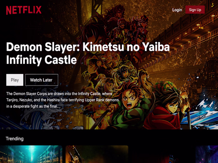 Streaming Platform UI