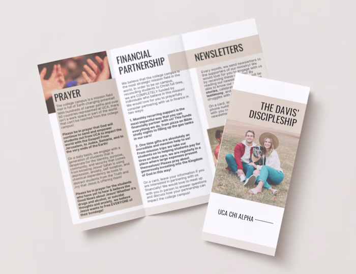 Ministry Info Trifold