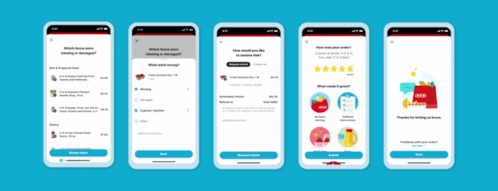 Adding refunds to a grocery app