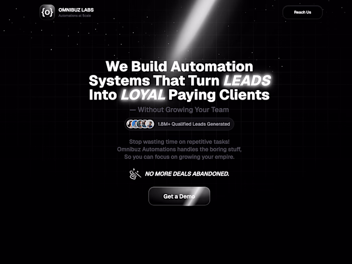 Website Development for Omnibuz Labs