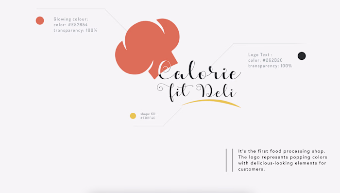 Logo Work of food Industry.