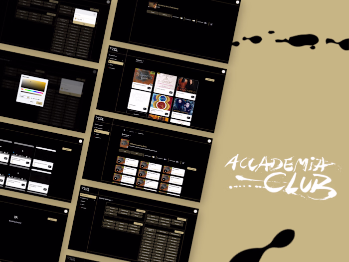 Accademia Club - Admin Panel