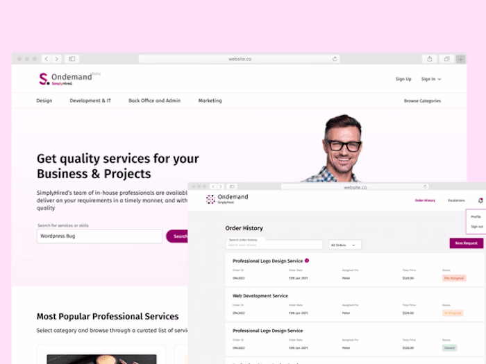 Simplyhired Ondemand - A better way to connect clients to profes
