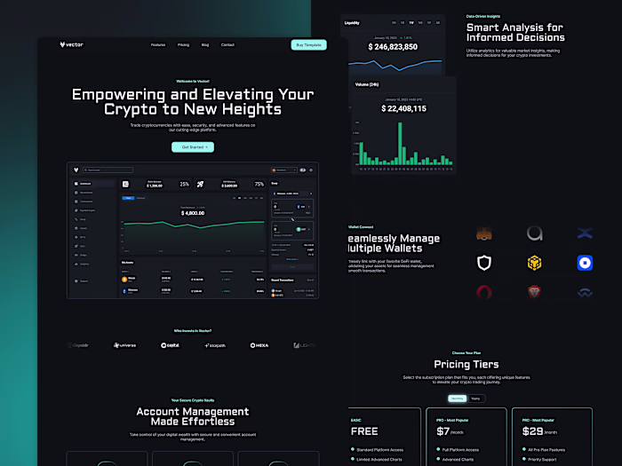Vector - Framer SAAS Template