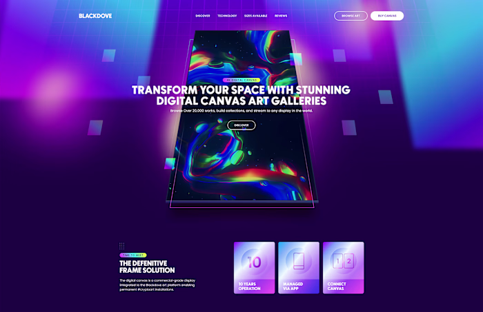 Blackdove - Website Design