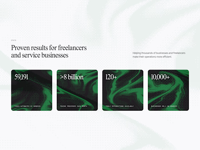 Experimenting with textured backgrounds for