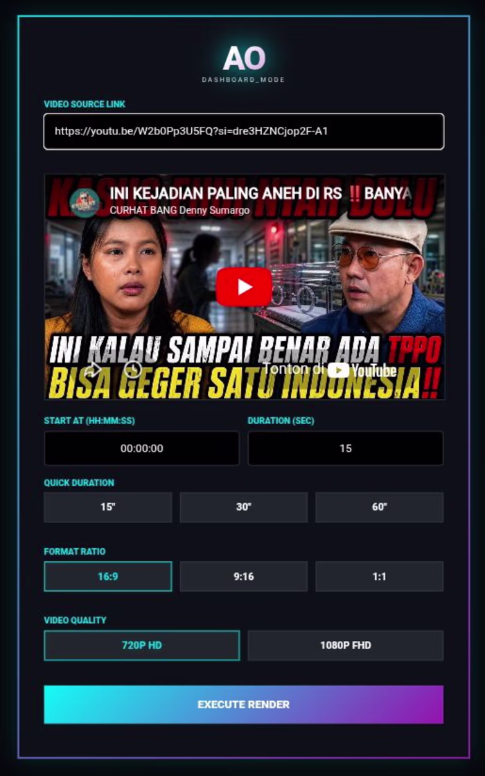 AOClipper (Beta) — AI-Driven Video